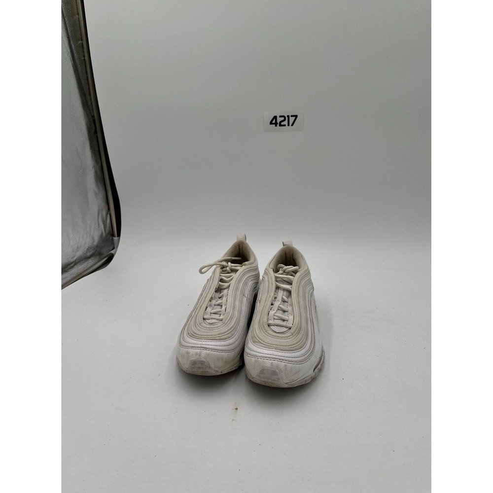 Nike Air Max 97 921522-104 Running Sneakers Youth Kids 5Y White Low Top Lace Up